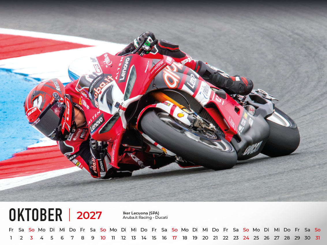 Superbike WM Kalender 2027