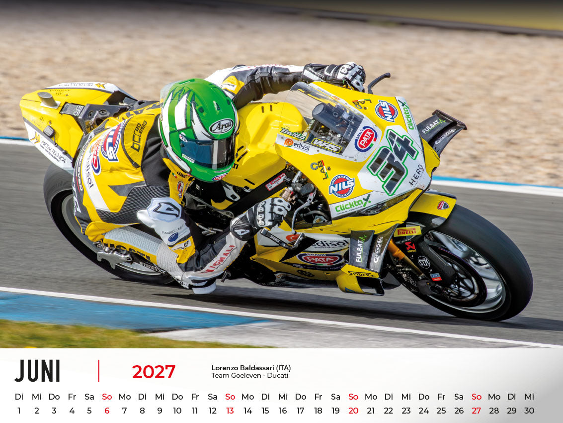 Superbike WM Kalender 2027