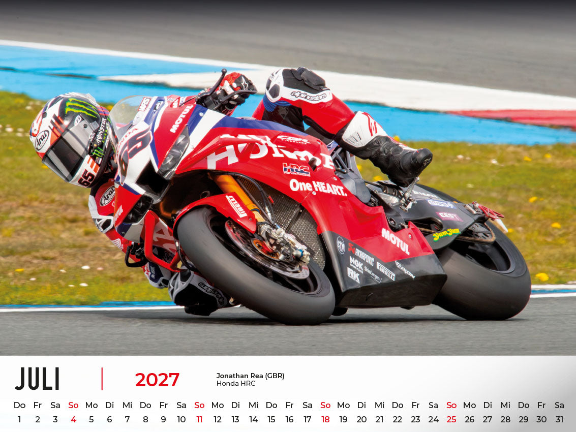 Superbike WM Kalender 2027