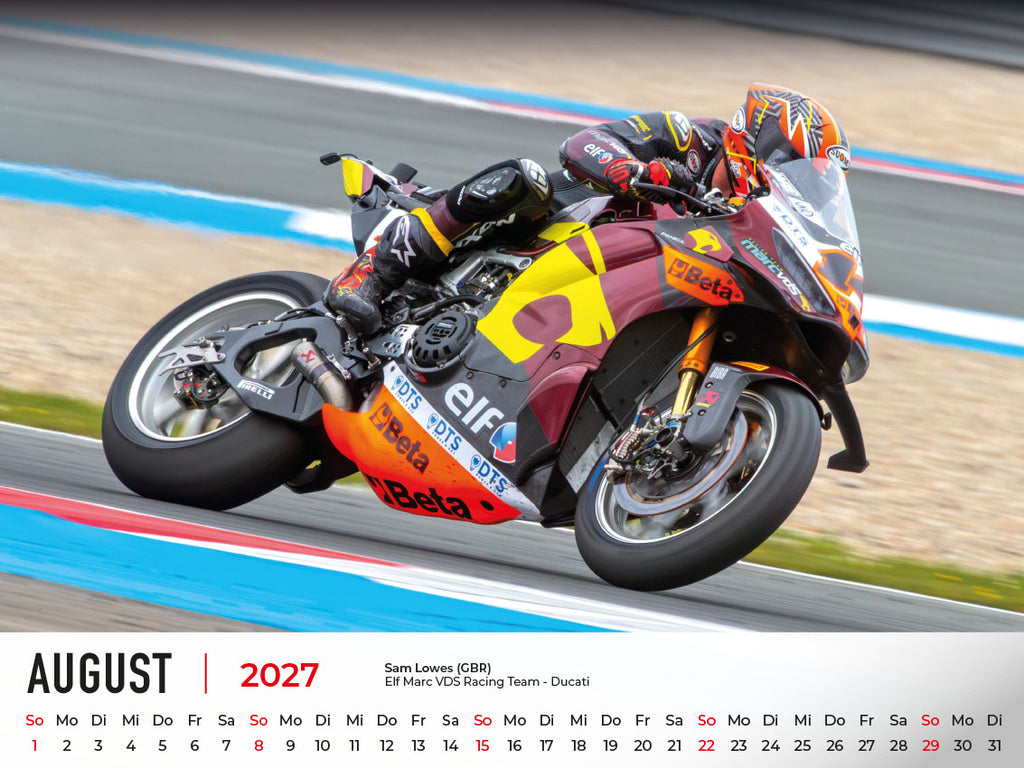 Superbike WM Kalender 2027