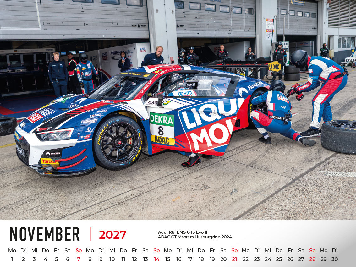 Audi im Rennsport Kalender 2027