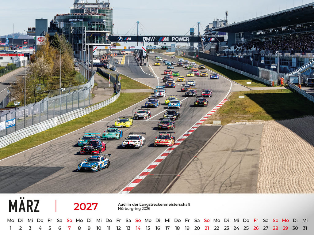 Audi im Rennsport Kalender 2027