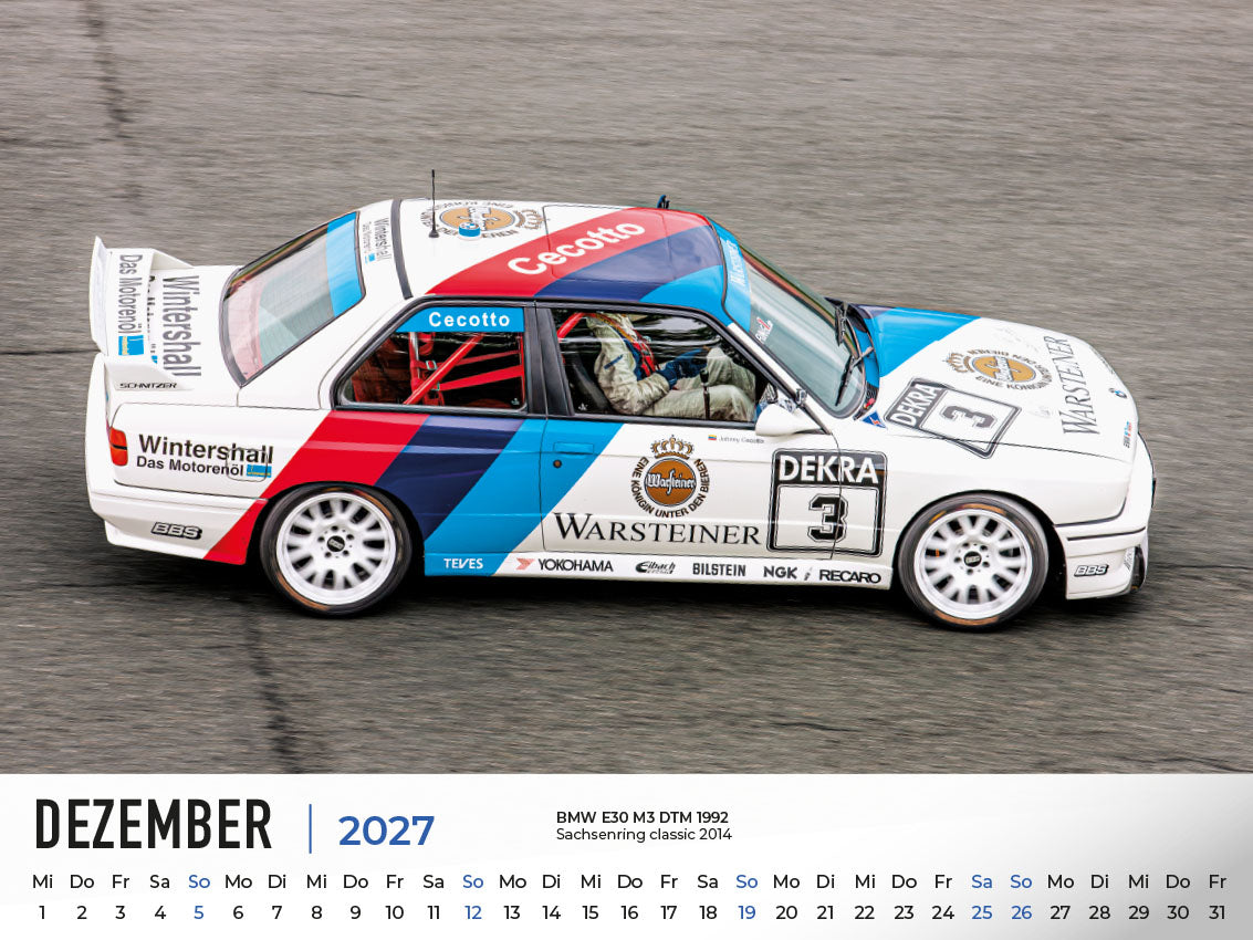 BMW im Rennsport Kalender 2027