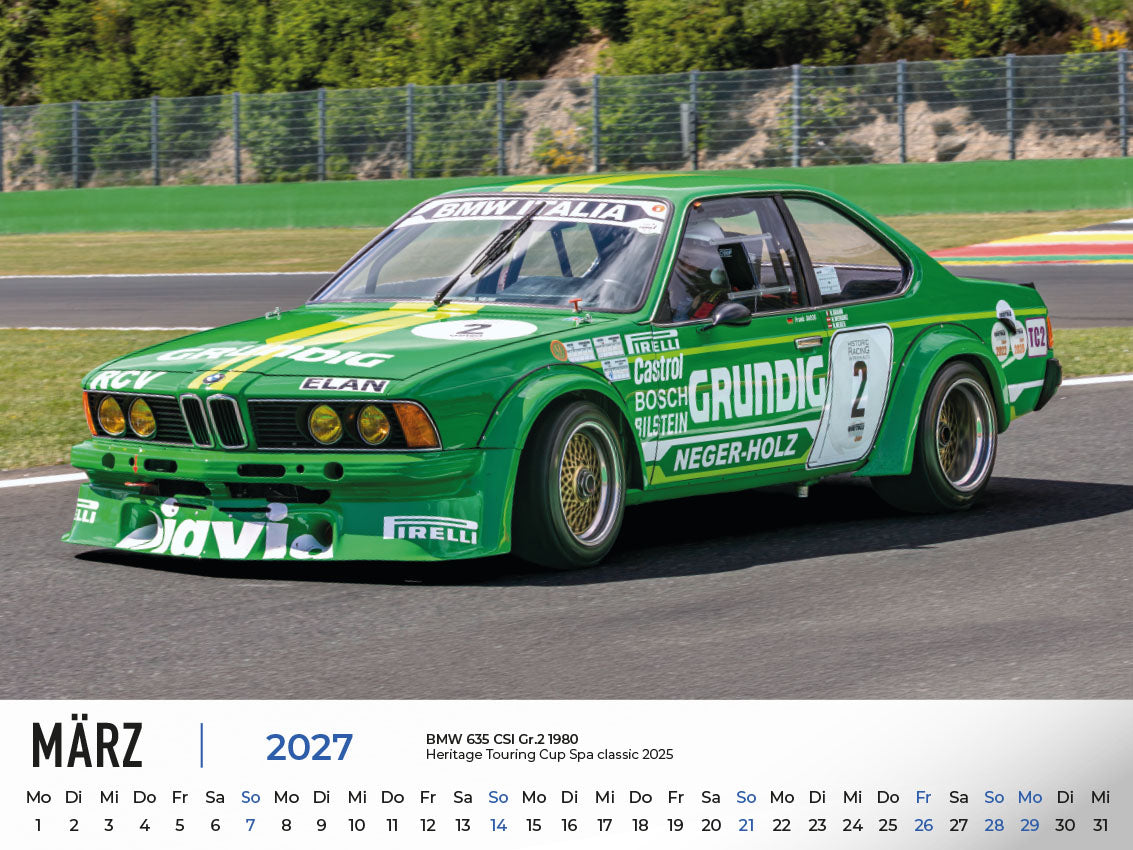 BMW im Rennsport Kalender 2027
