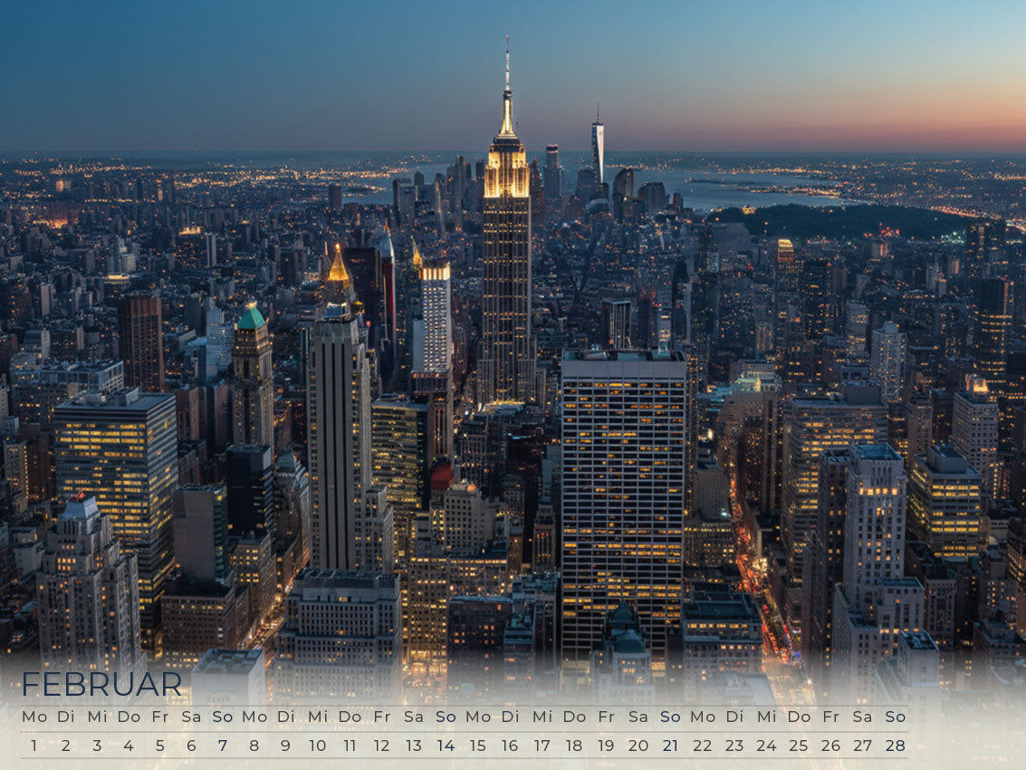 New York Kalender 2027