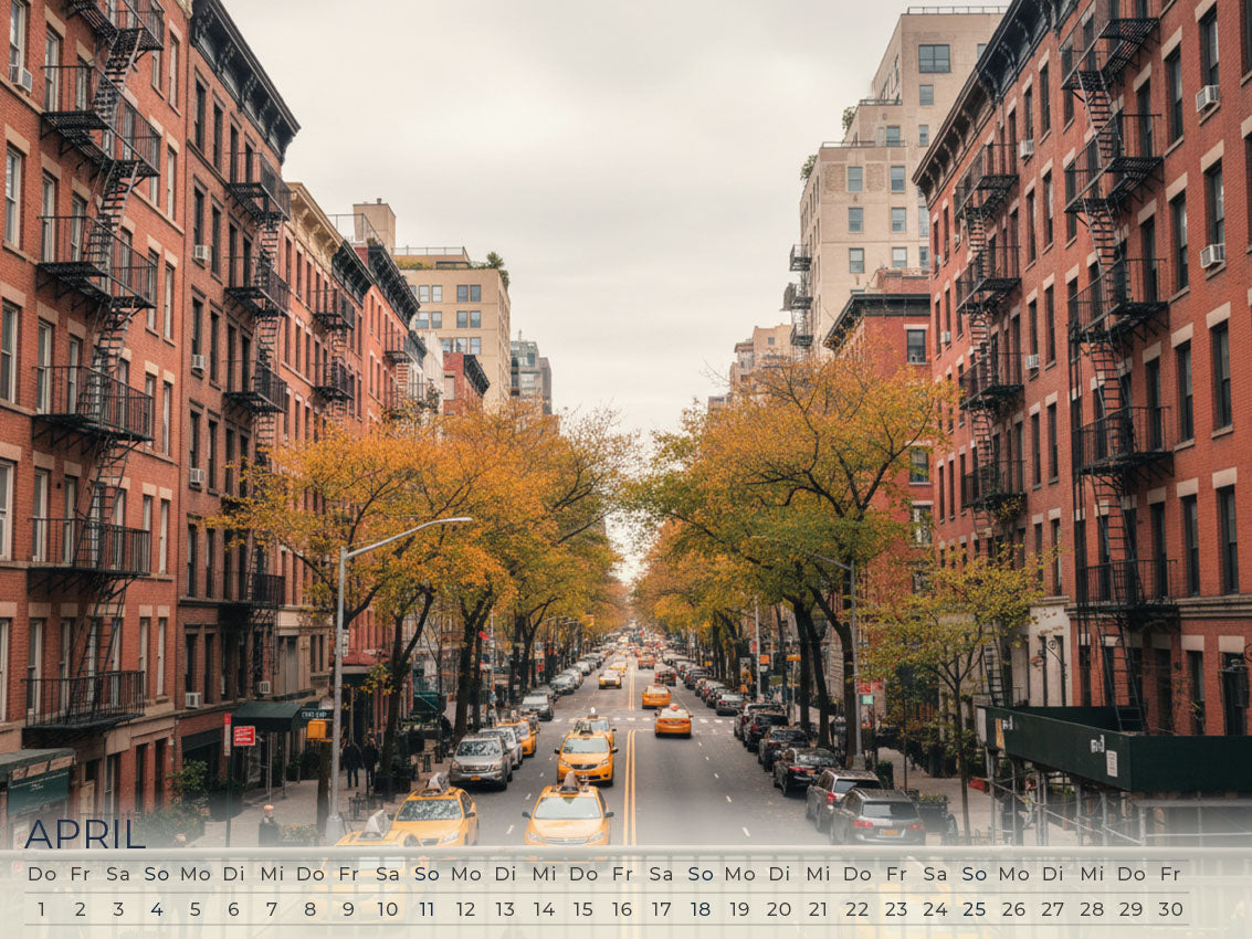 New York Kalender 2027