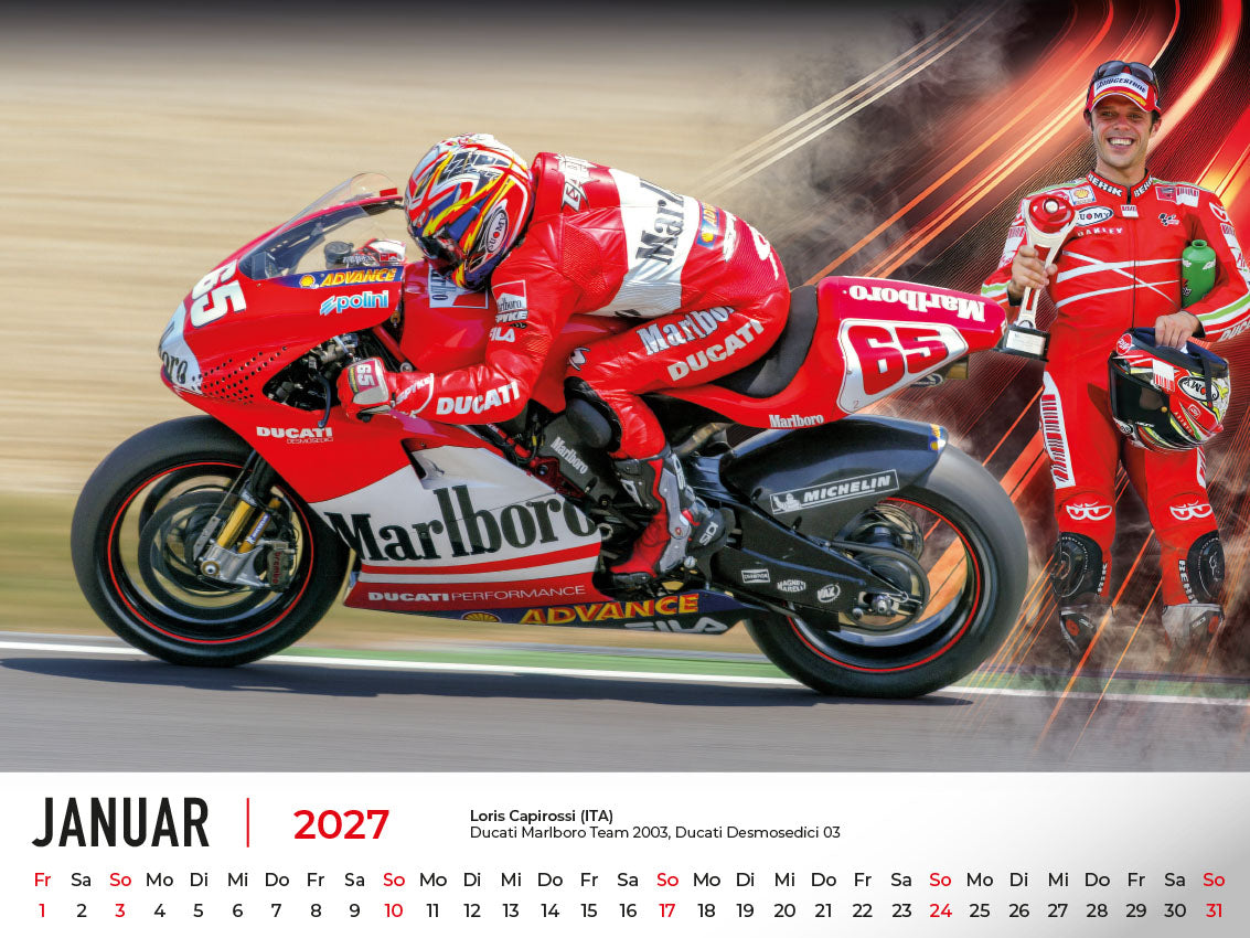 The Best of Ducati im Rennsport Kalender 2027