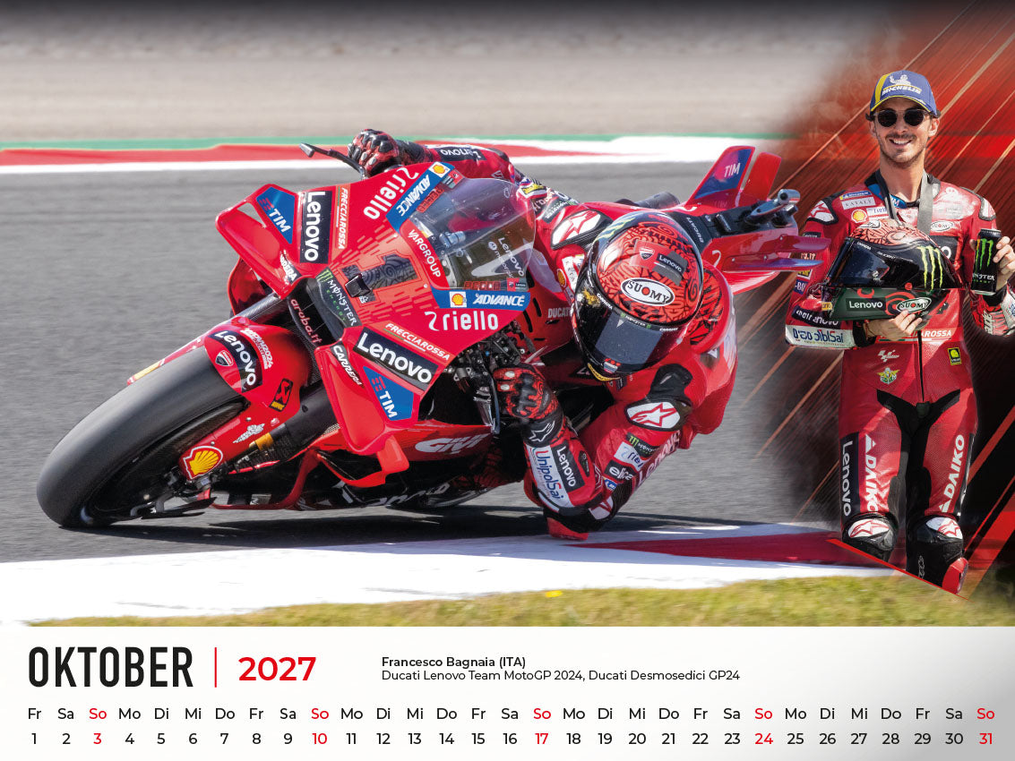 The Best of Ducati im Rennsport Kalender 2027