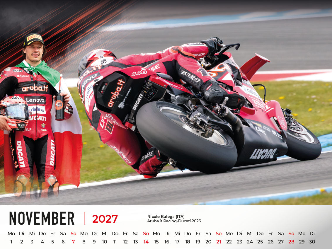 The Best of Ducati im Rennsport Kalender 2027