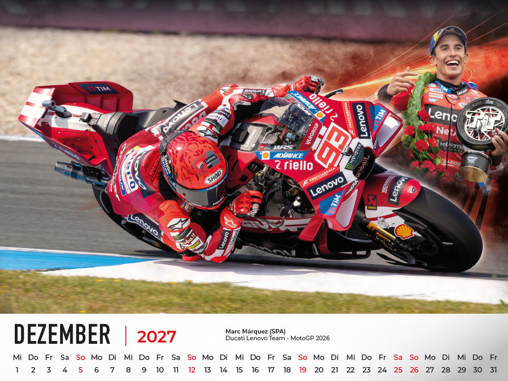 The Best of Ducati im Rennsport Kalender 2027