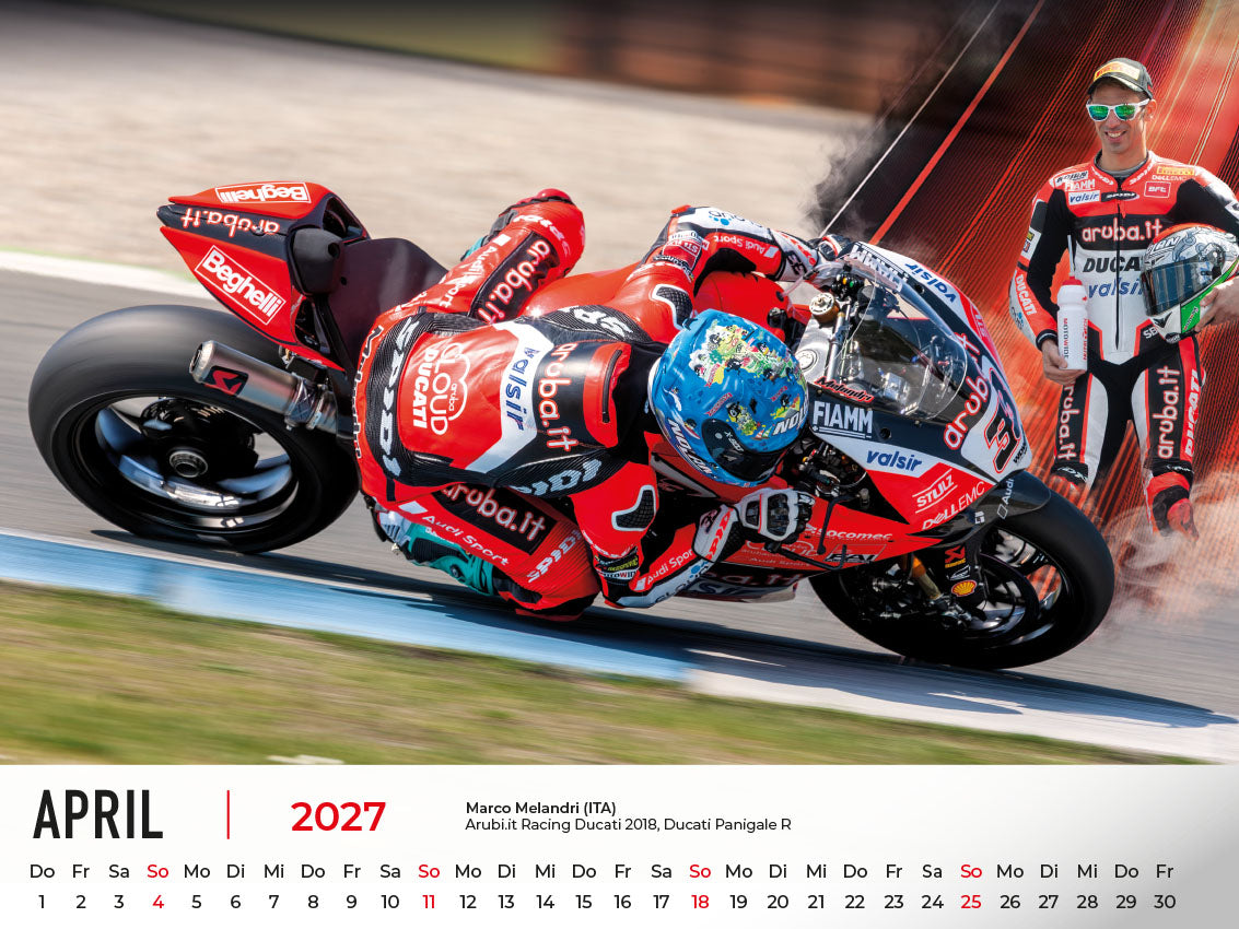 The Best of Ducati im Rennsport Kalender 2027