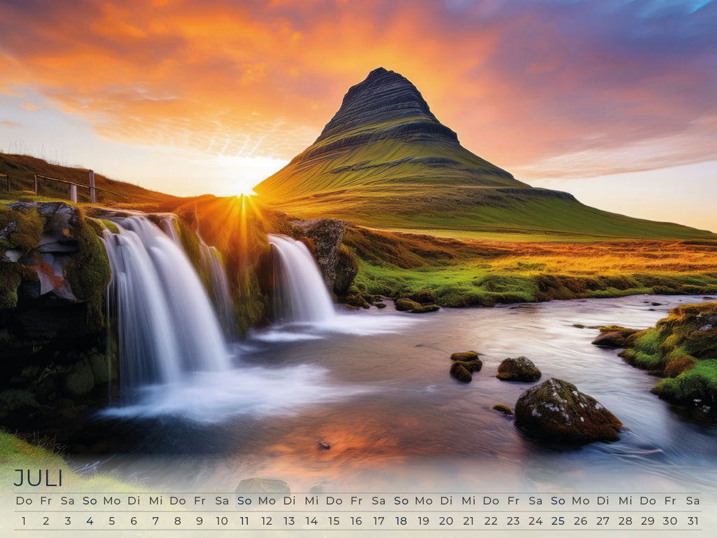Traum von Island – Magie aus Feuer und Eis Kalender 2027