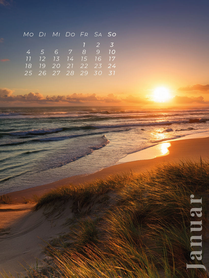 Strandträume – Ein Jahr am Meer Kalender 2027