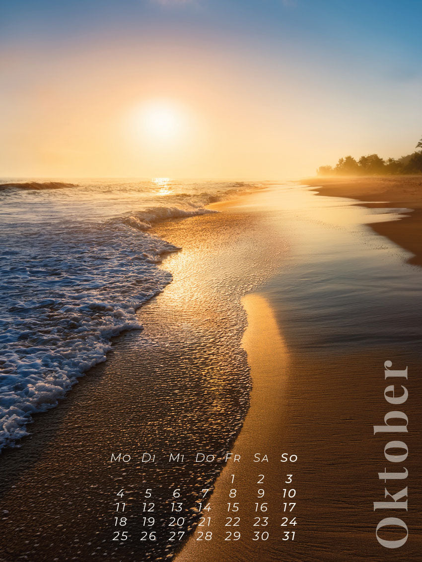 Strandträume – Ein Jahr am Meer Kalender 2027