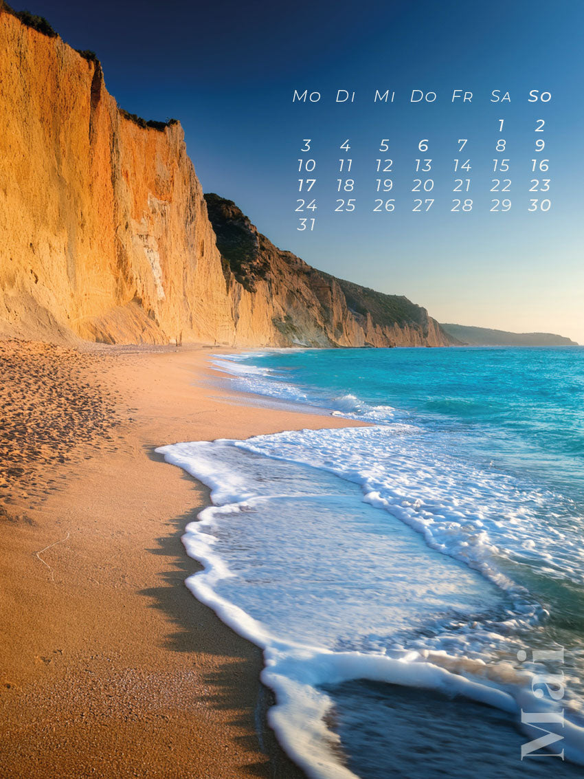 Strandträume – Ein Jahr am Meer Kalender 2027