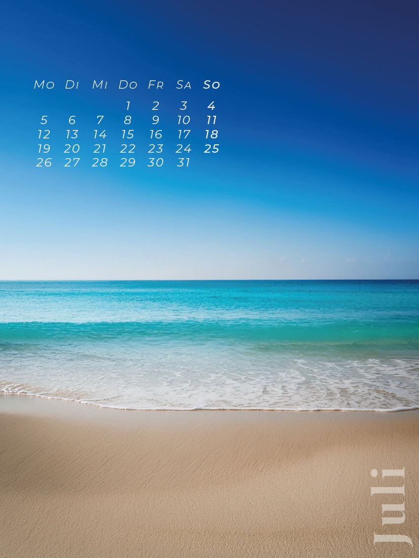 Strandträume – Ein Jahr am Meer Kalender 2027