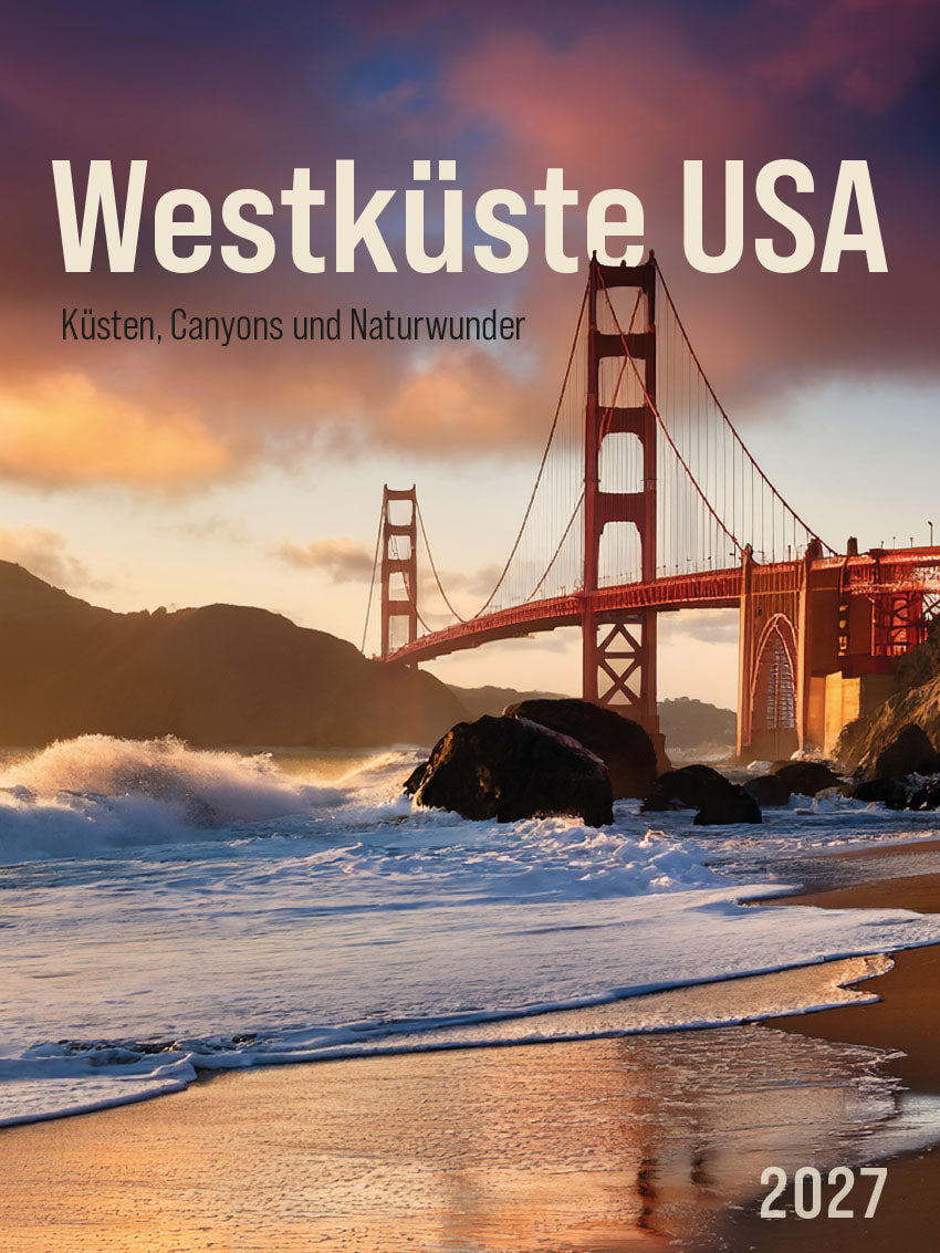 Westküste – Küsten, Canyons und Naturwunder Kalender 2027