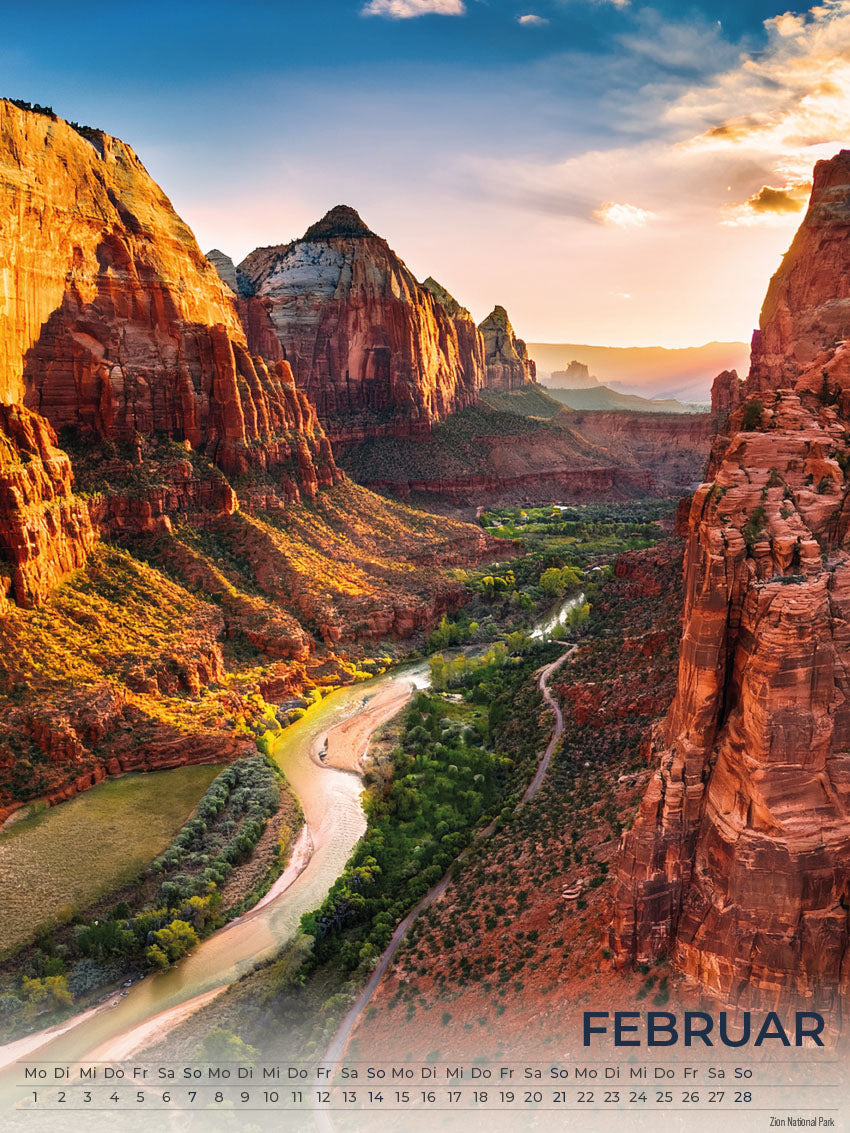 Westküste – Küsten, Canyons und Naturwunder Kalender 2027