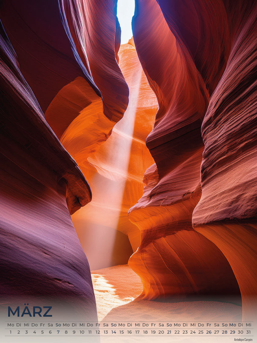 Westküste – Küsten, Canyons und Naturwunder Kalender 2027