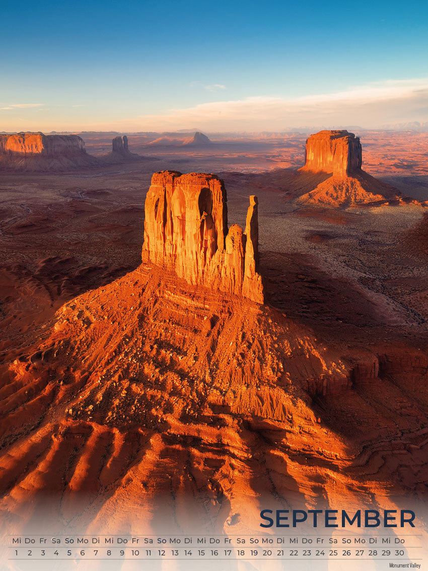 Westküste – Küsten, Canyons und Naturwunder Kalender 2027