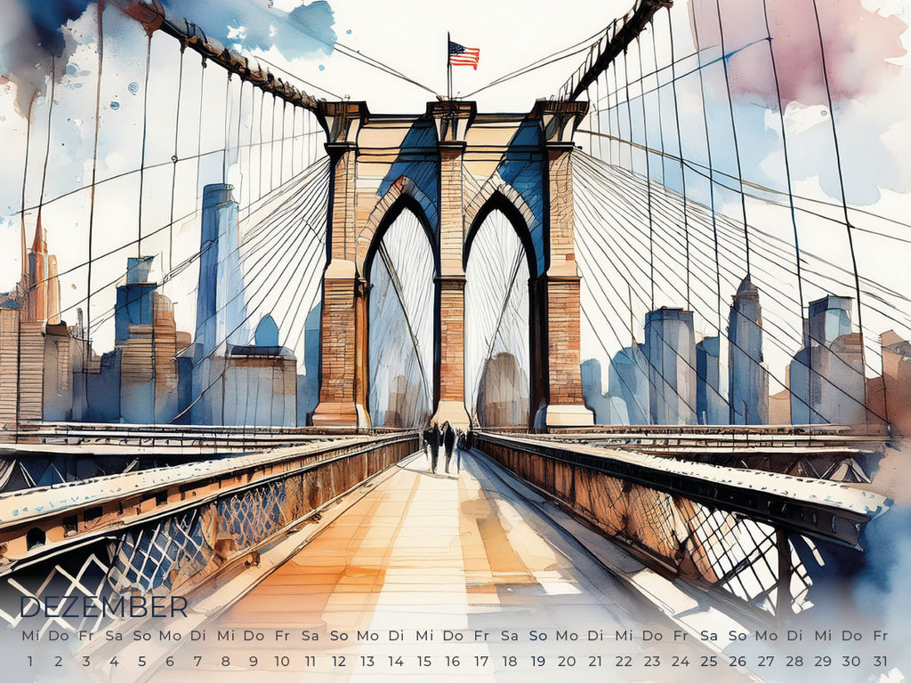 New York Artwork Edition Kalender 2027