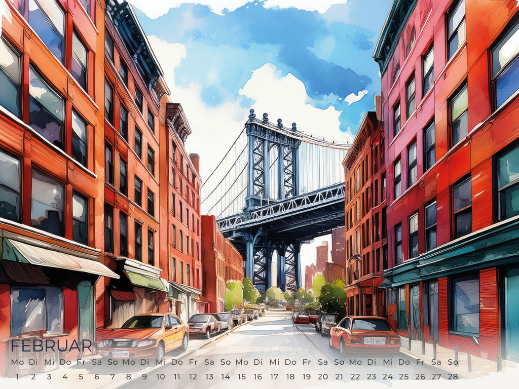 New York Artwork Edition Kalender 2027