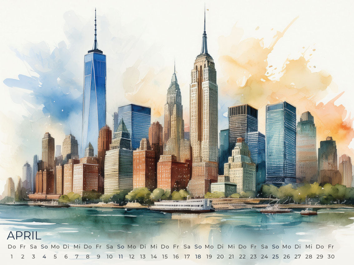 New York Artwork Edition Kalender 2027