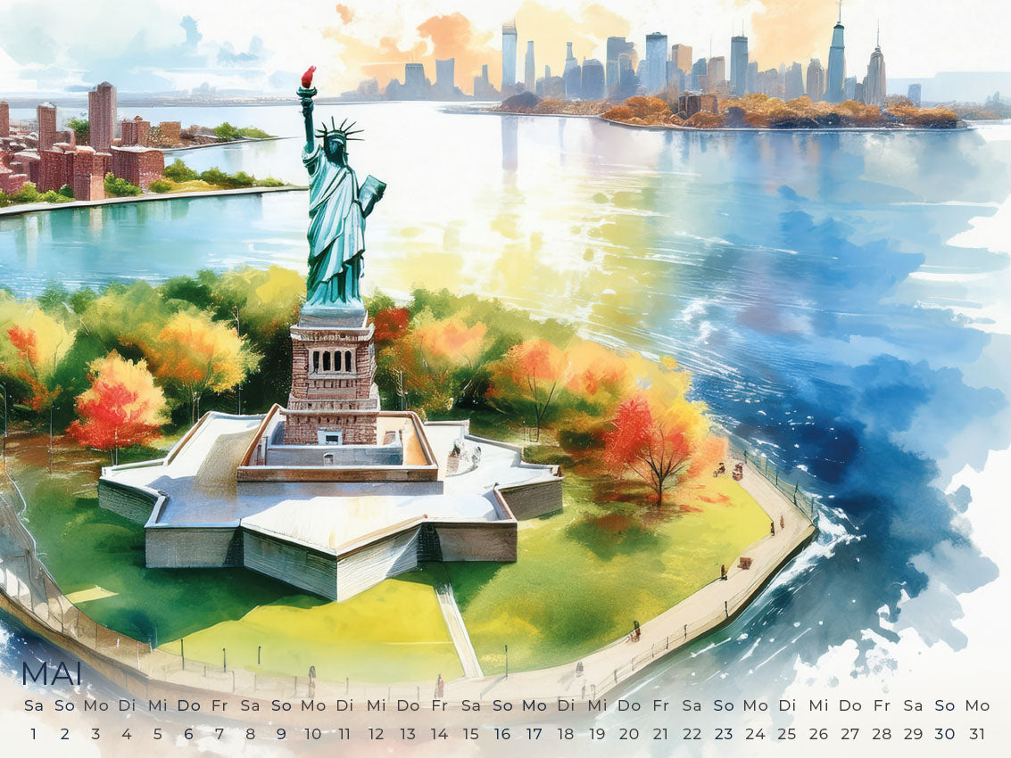 New York Artwork Edition Kalender 2027