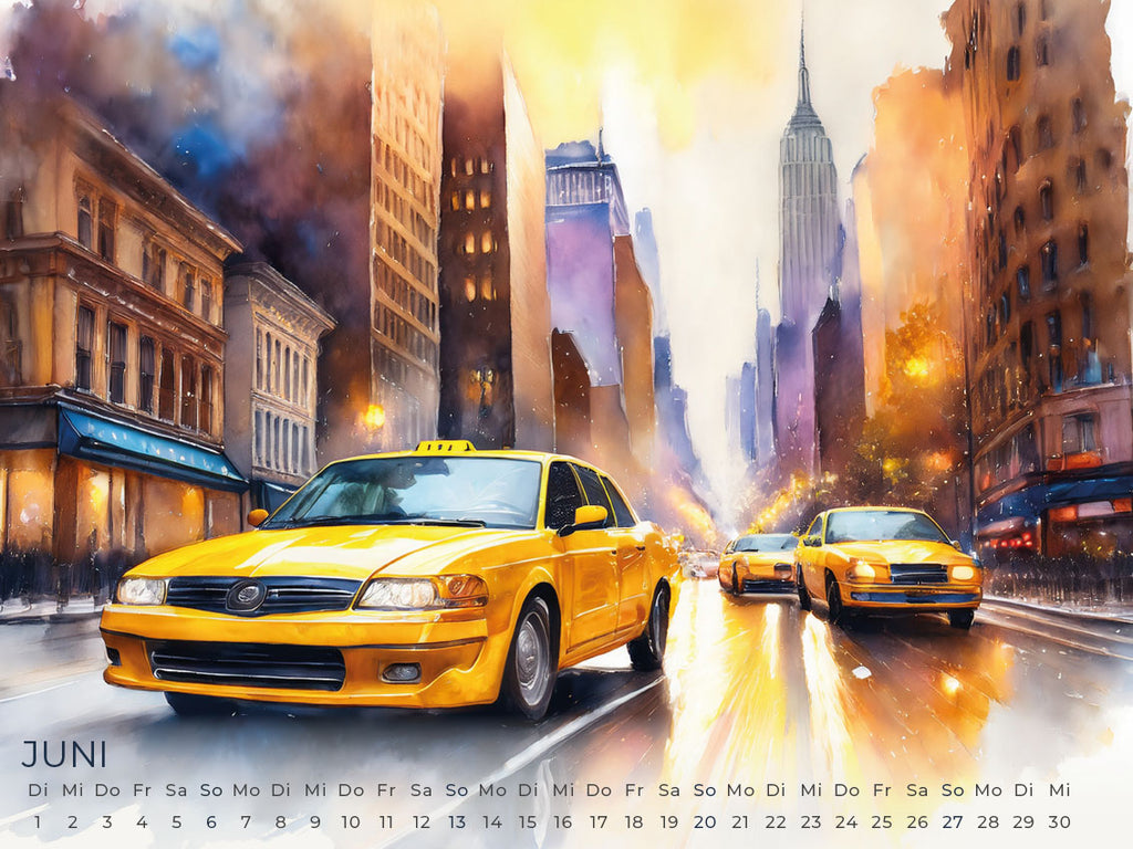New York Artwork Edition Kalender 2027