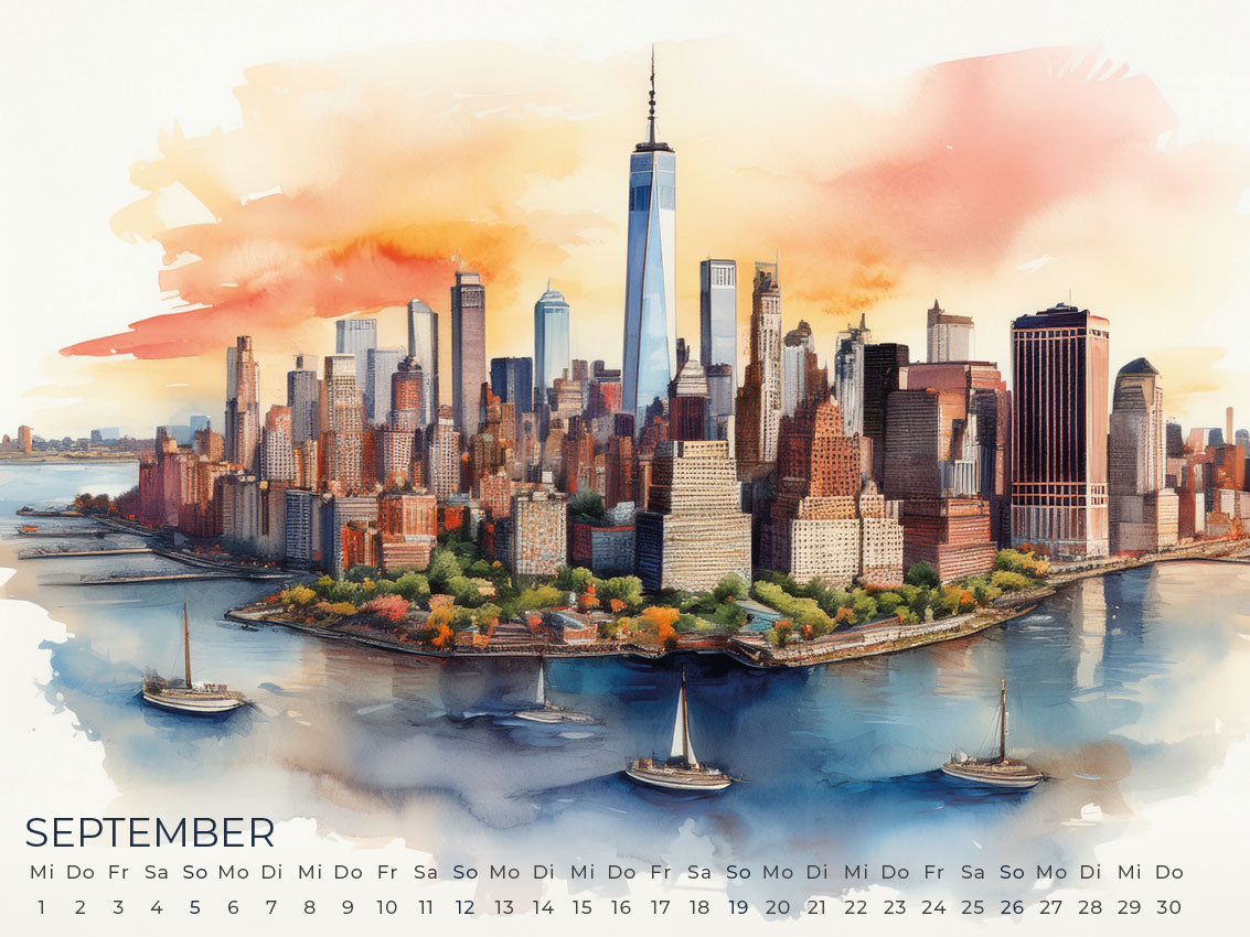 New York Artwork Edition Kalender 2027