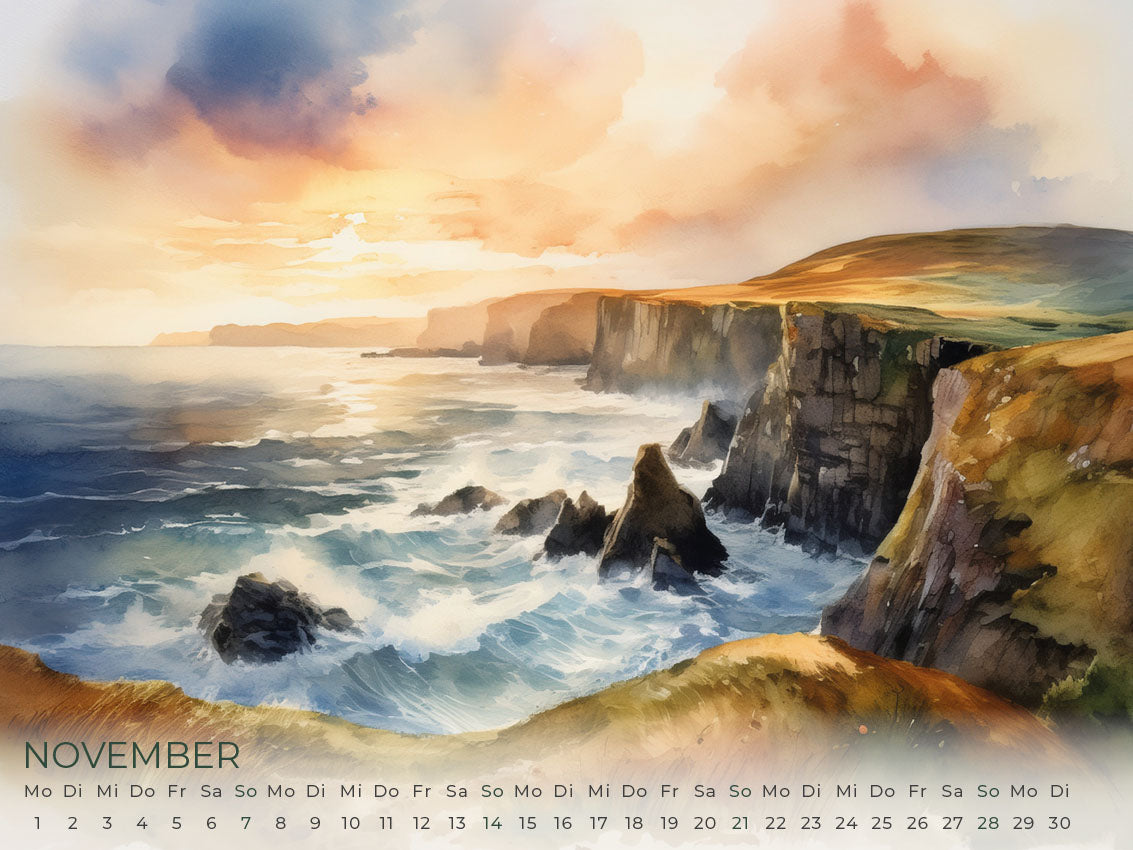 Schottland Artwork Edition Kalender 2027