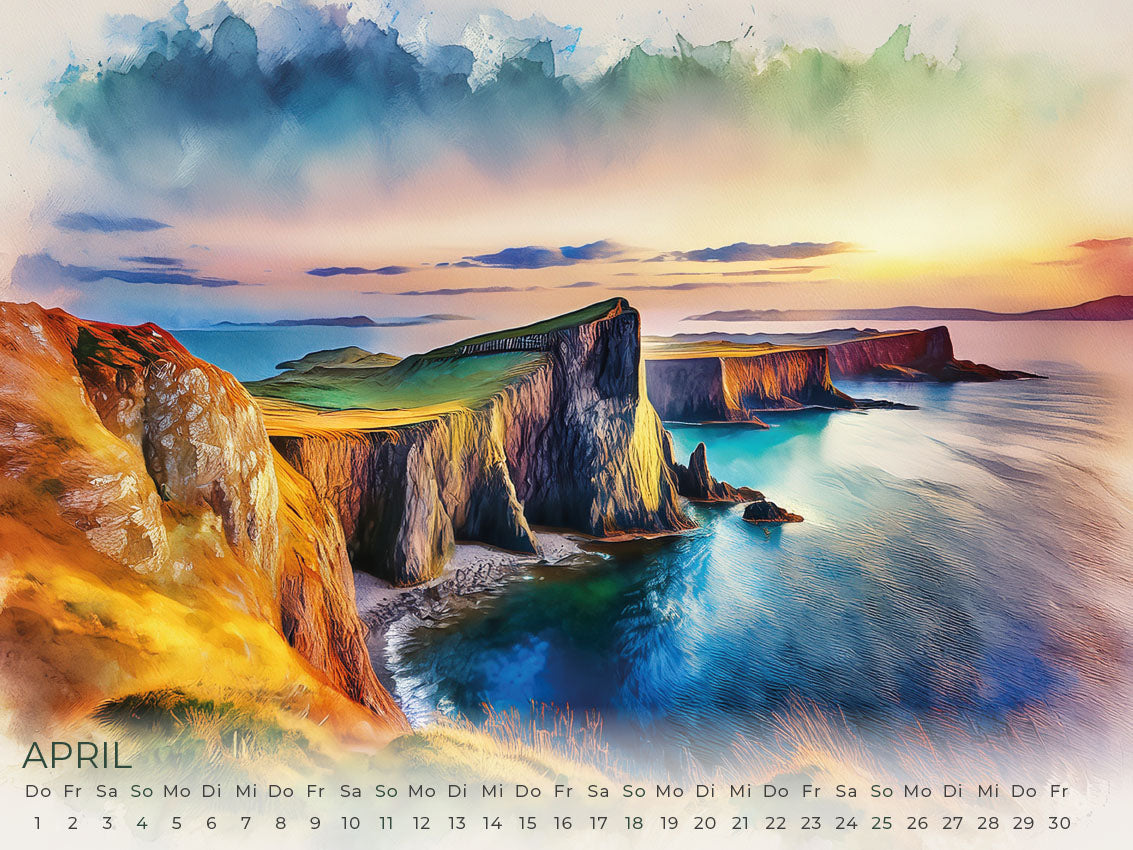 Schottland Artwork Edition Kalender 2027