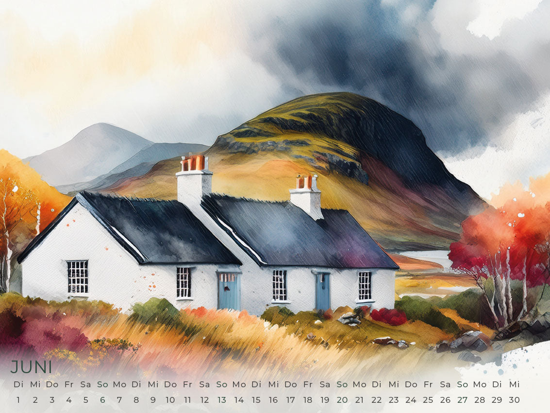 Schottland Artwork Edition Kalender 2027
