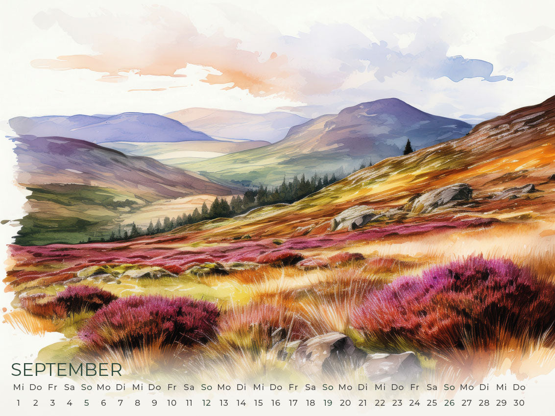 Schottland Artwork Edition Kalender 2027