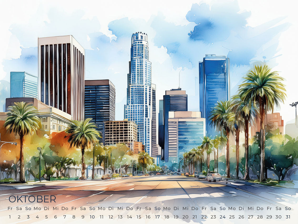 Kalifornien Artwork Edition Kalender 2027