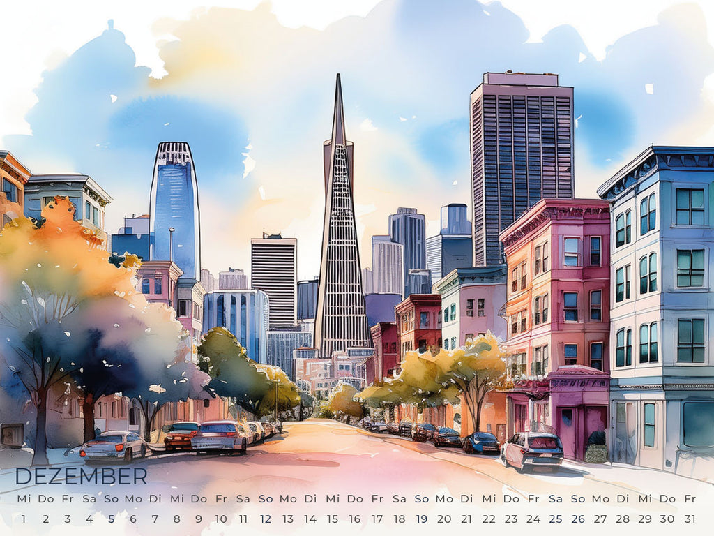 Kalifornien Artwork Edition Kalender 2027