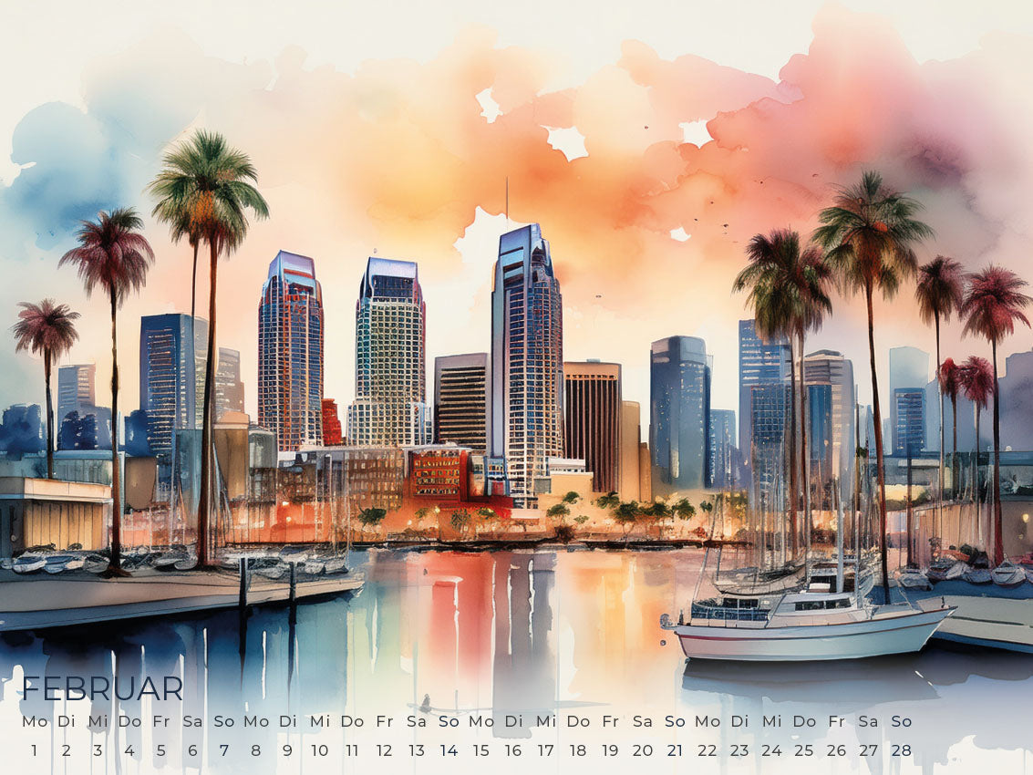 Kalifornien Artwork Edition Kalender 2027