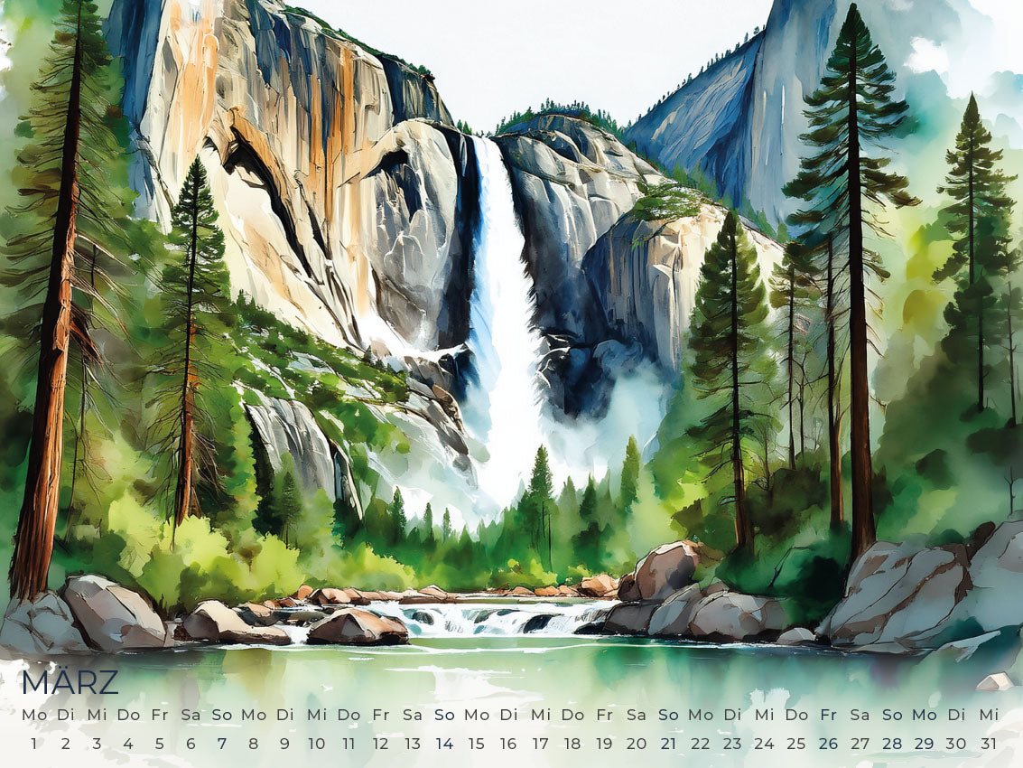 Kalifornien Artwork Edition Kalender 2027