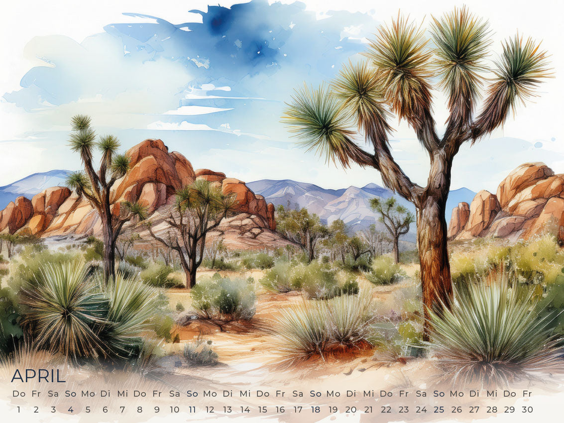 Kalifornien Artwork Edition Kalender 2027