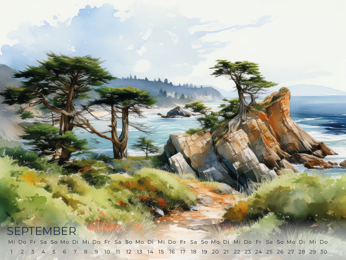 Kalifornien Artwork Edition Kalender 2027