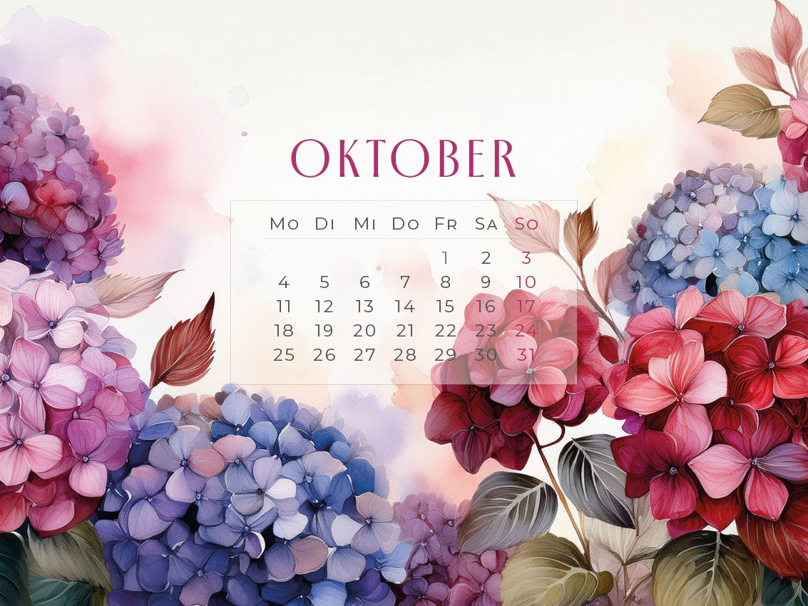 Flowers – Ein Jahr in Blüte Kalender 2027