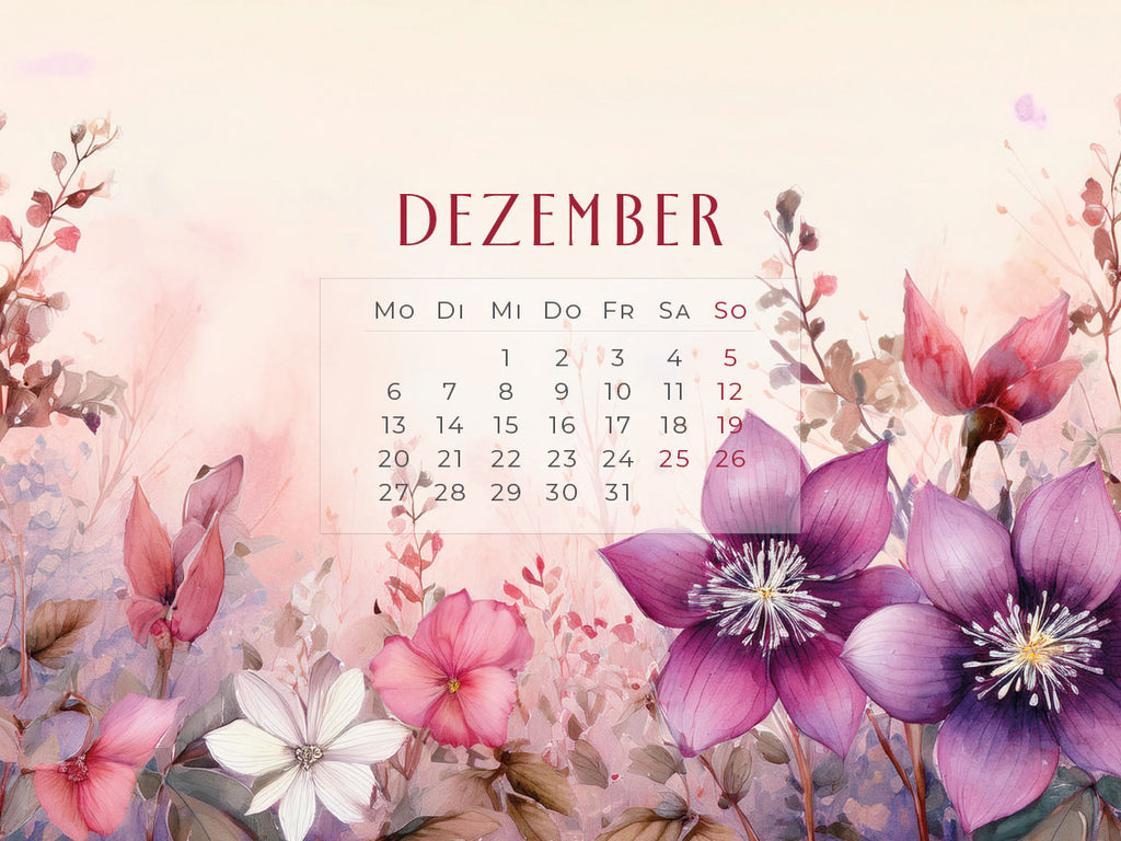 Flowers – Ein Jahr in Blüte Kalender 2027
