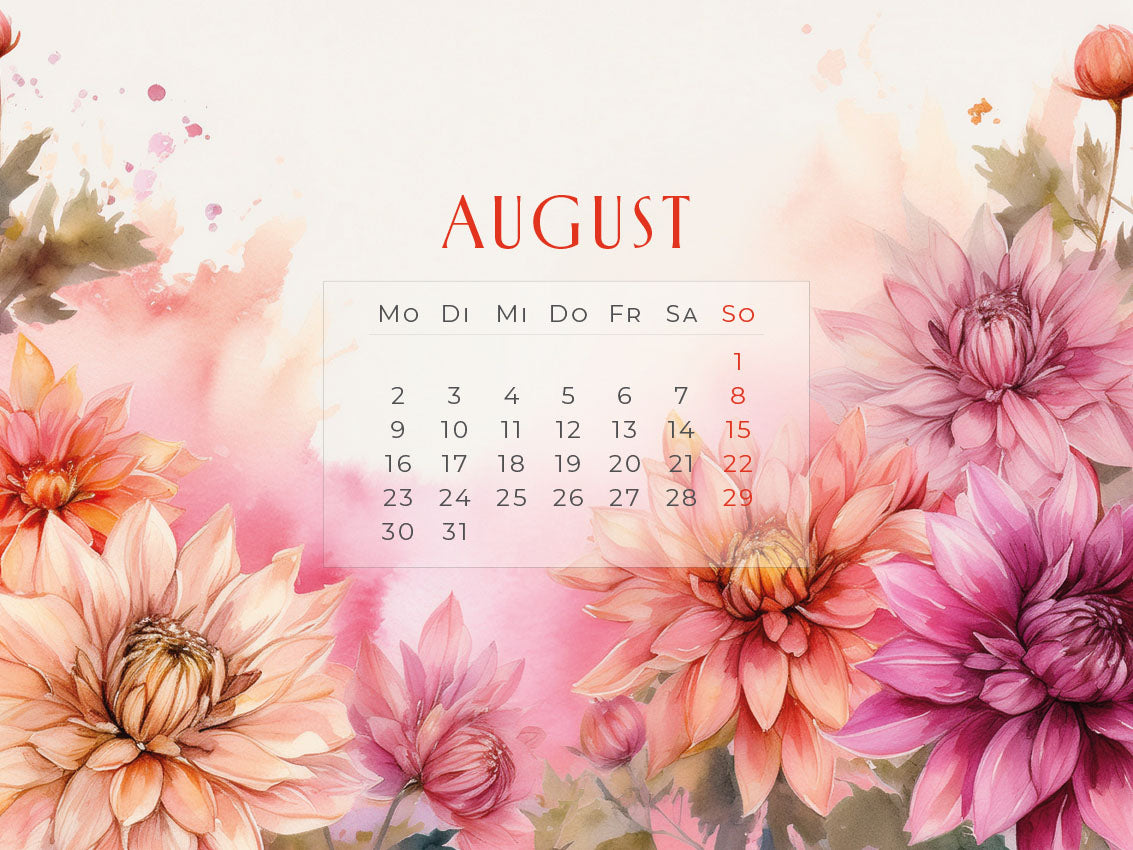 Flowers – Ein Jahr in Blüte Kalender 2027