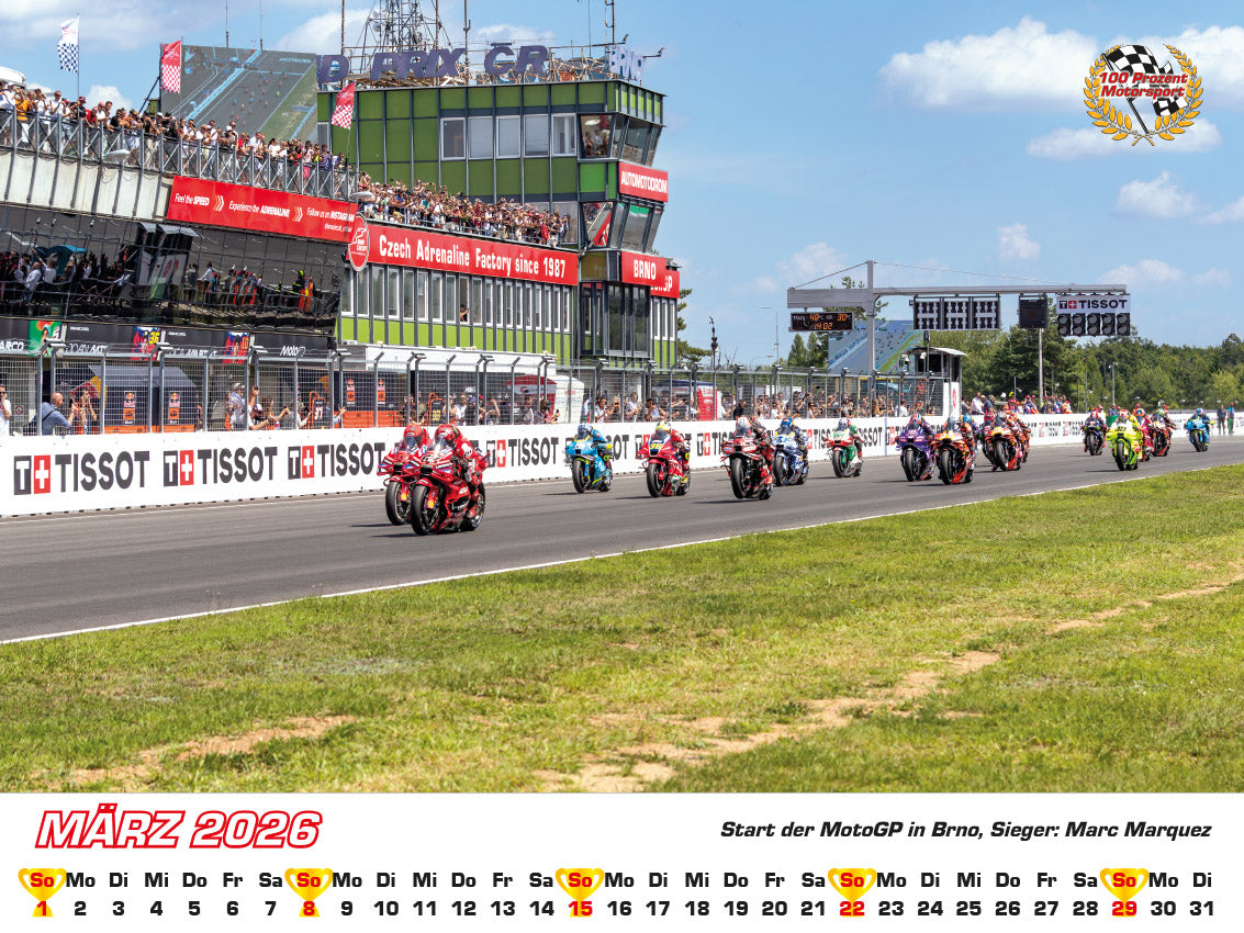 Motorrad Grand Prix Kalender 2026