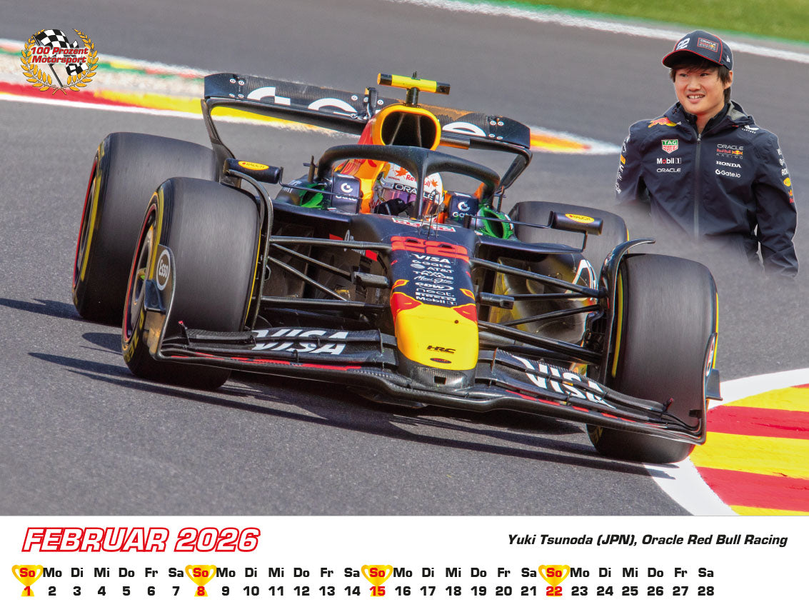 Formel 1 World Championship Kalender 2026
