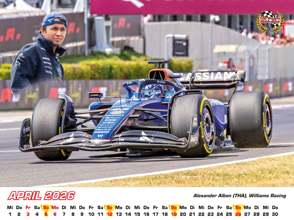 Formel 1 World Championship Kalender 2026