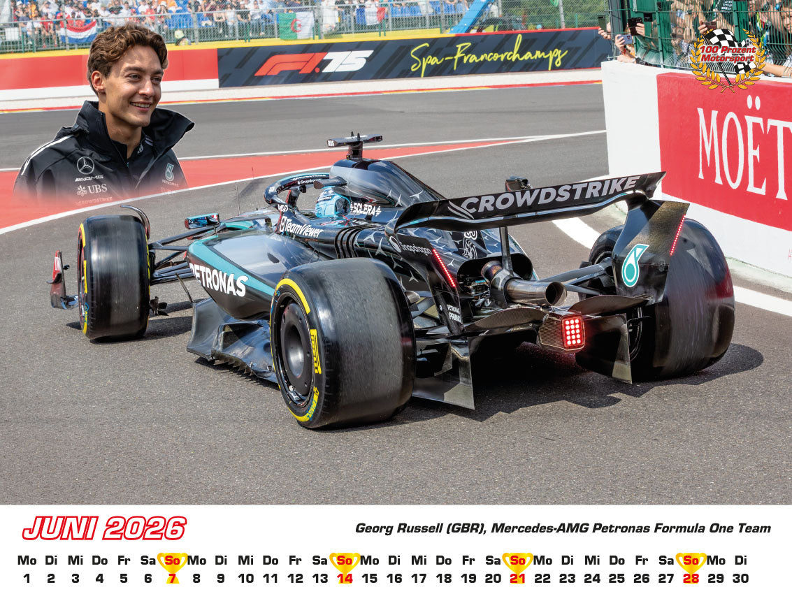 Formel 1 World Championship Kalender 2026