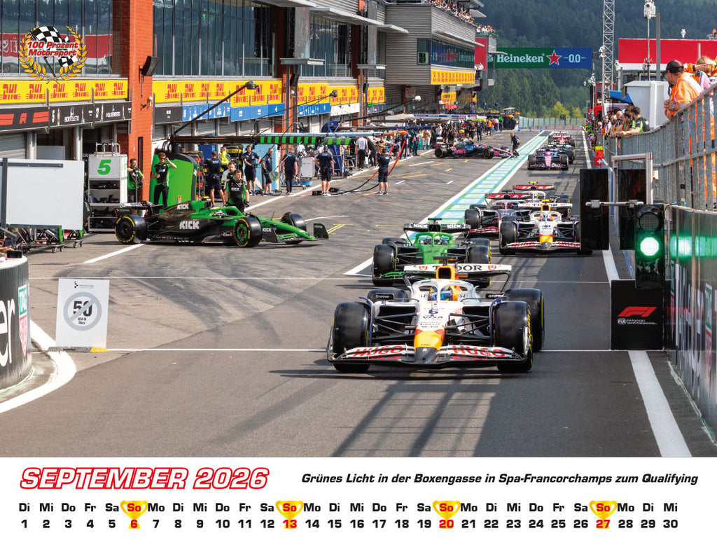 Formel 1 World Championship Kalender 2026