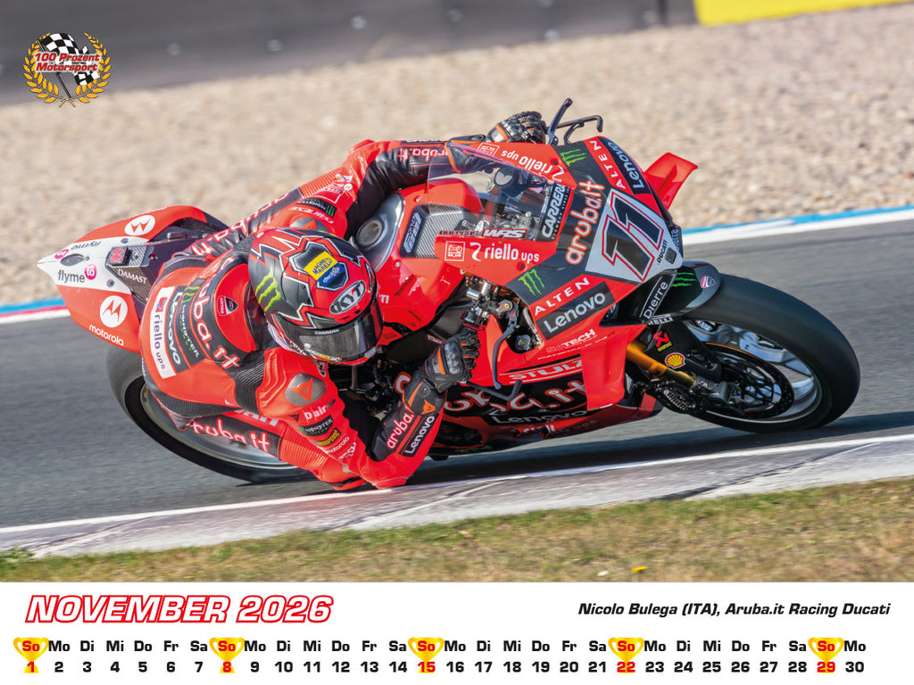 Superbike WM Kalender 2026