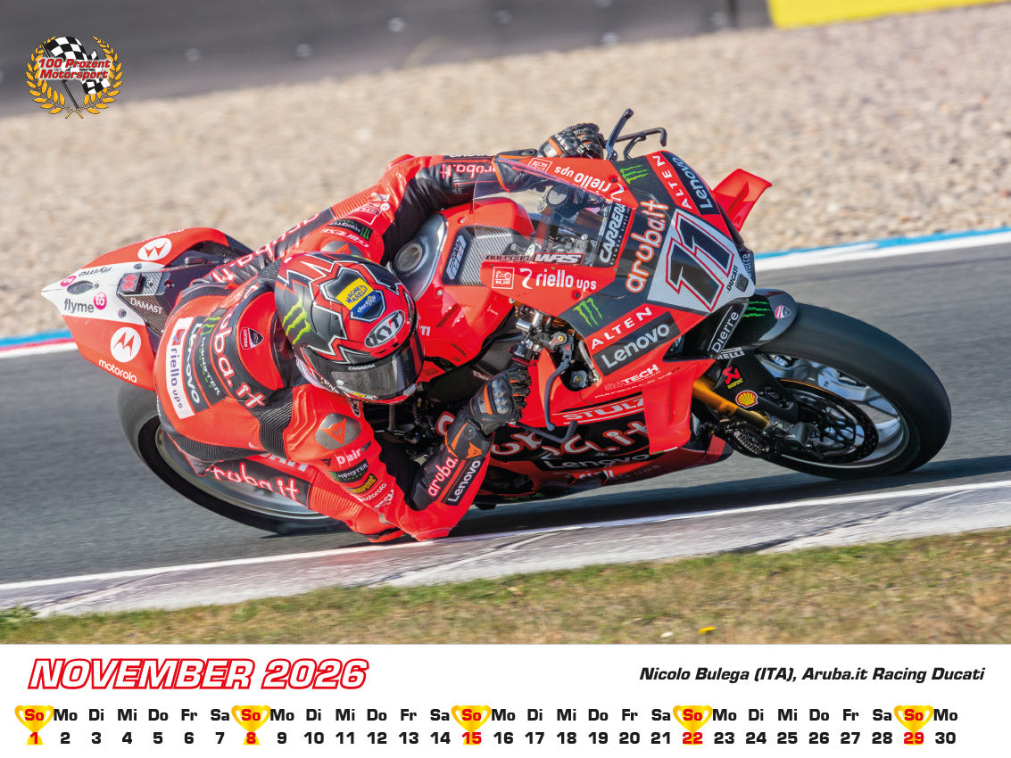 Superbike WM Kalender 2026